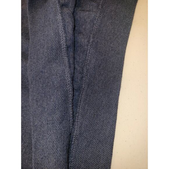 Jos A Bank Reserve Men's Large Blue 1/4 Zip Long Sleeve Cotton Sweater - Picture 9 of 11